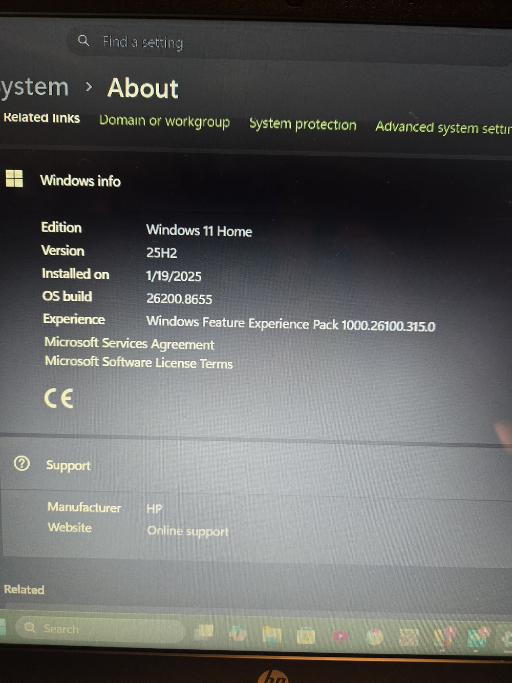 HP Laptop - Black - Windows 11 Home